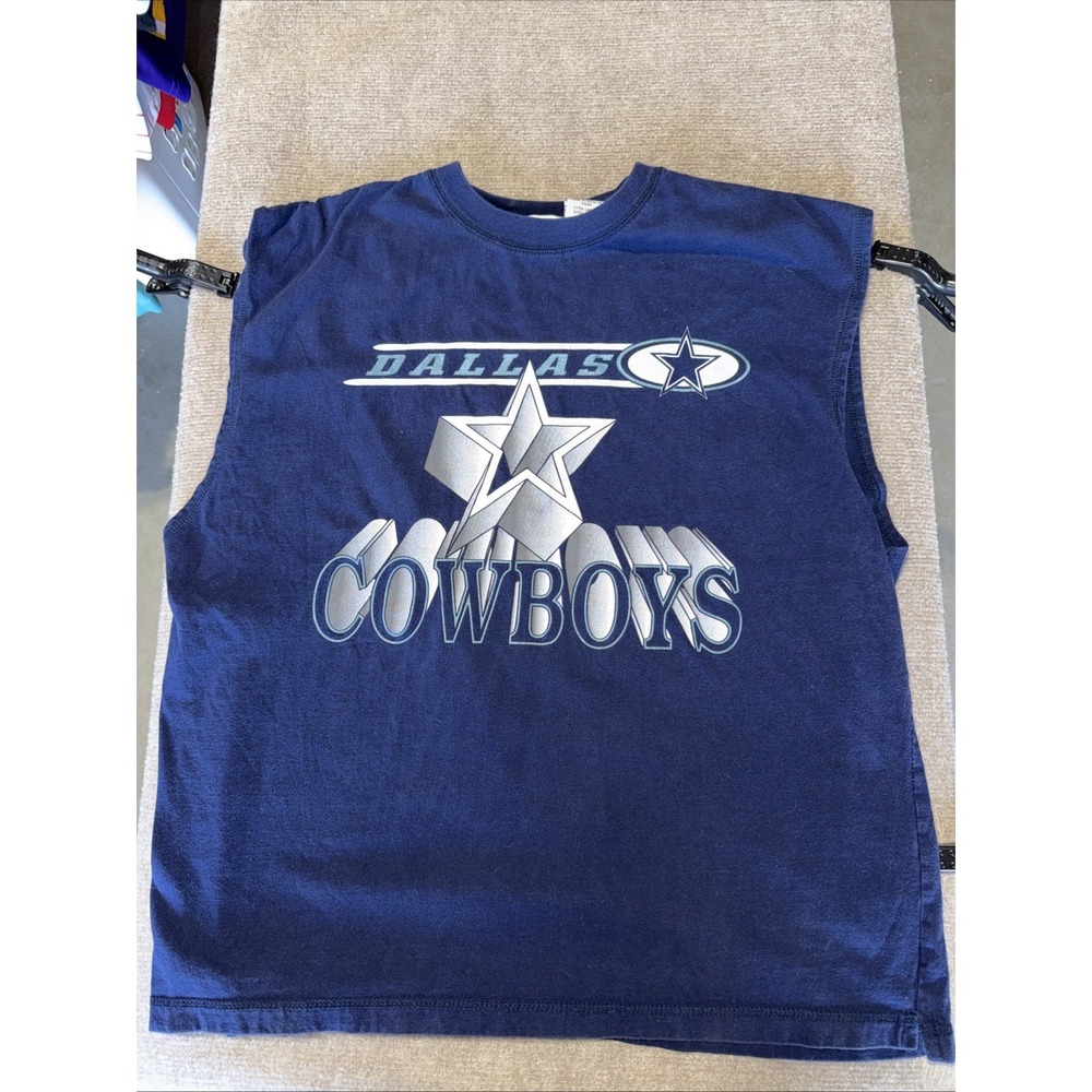 Vintage The Edge Dallas Cowboys Men's Size XL Sleeveless Shirt